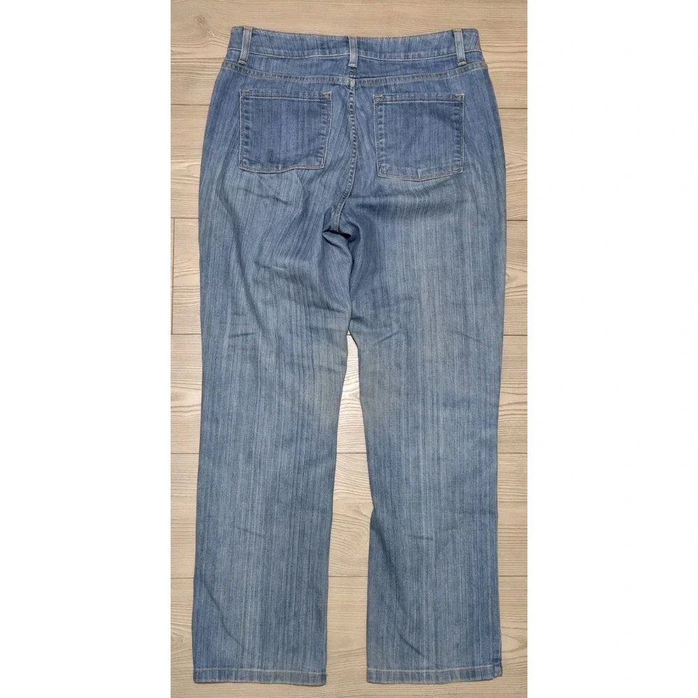 LL‎ Bean Jeans Womens 12 Regular Classic Fit Blue Denim